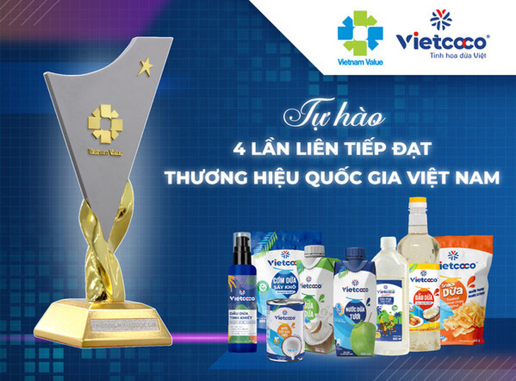 Thương hiệu dừa Việt tiếp tục được vinh danh Thương hiệu Quốc gia - Ảnh 1.