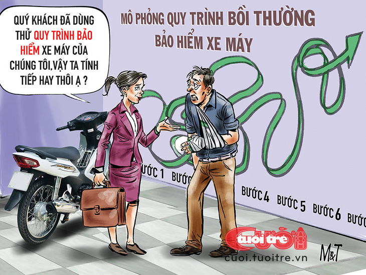 Trải nghiệm quy trình bồi thường bảo hiểm xe máy trước khi 'xuống tiền' - Ảnh 1.