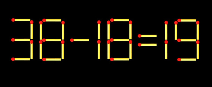 Thử tài IQ: Di chuyển một que diêm để 9-9=8 thành phép tính đúng - Ảnh 2.