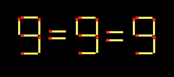 Thử tài IQ: Di chuyển một que diêm để 9-9=8 thành phép tính đúng - Ảnh 1.