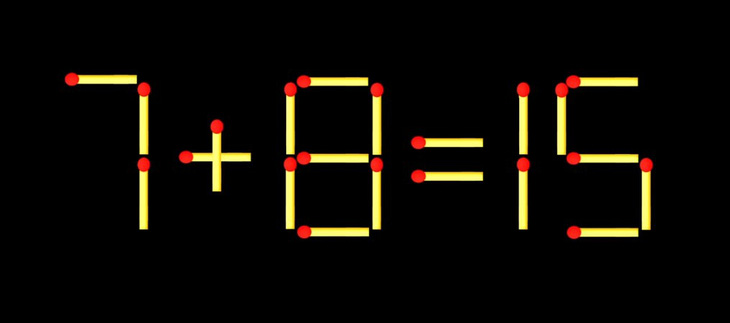 Thử tài IQ: Di chuyển một que diêm để 6+19=14 thành phép tính đúng - Ảnh 1.