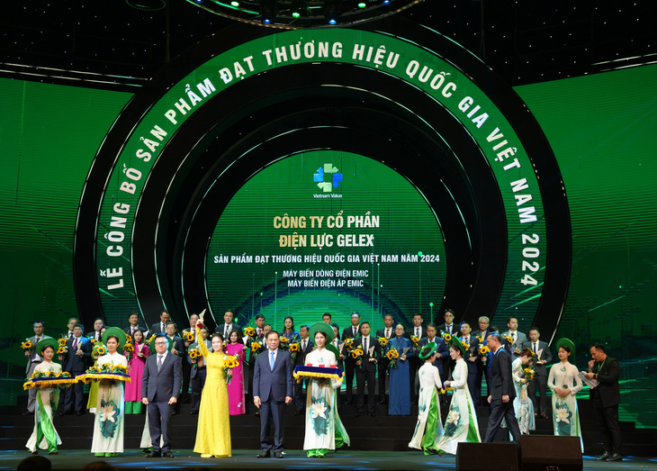 Hệ thống Tập đoàn GELEX có 4 Thương hiệu quốc gia 2024 - Ảnh 1.