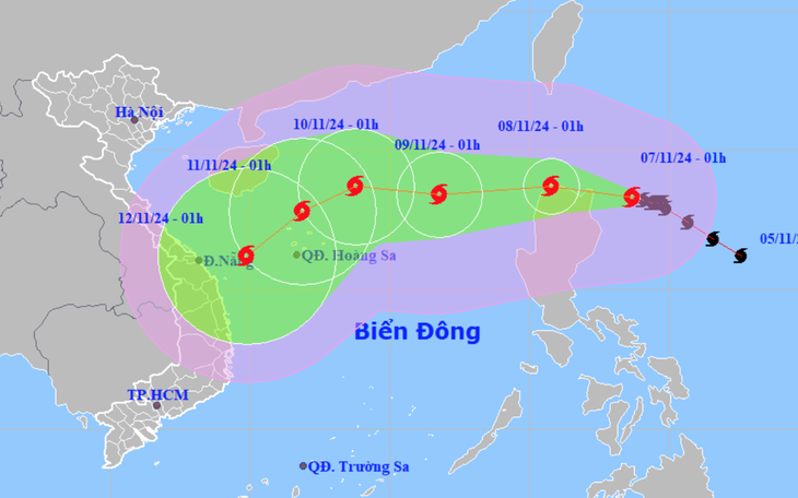 Bão Yinxing mạnh cấp 15, giật trên cấp 17 sắp đổ bộ đảo Luzon, chuẩn bị vào Biển Đông - Ảnh 2.