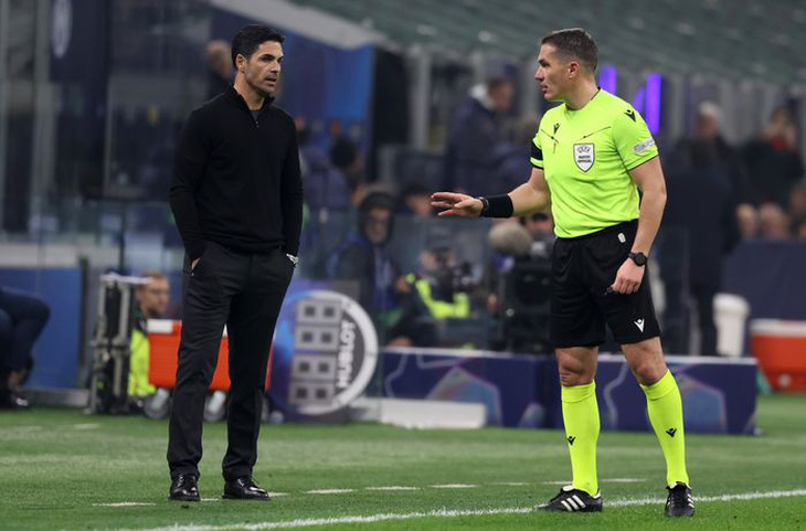 Thua sát nút Inter Milan, HLV Arteta đổ lỗi cho trọng tài - Ảnh 2.