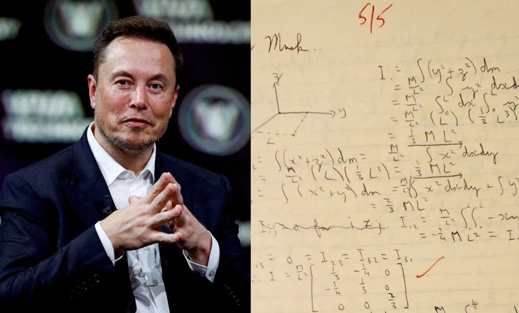 Bài tập về nhà của Elon Musk thu hút sự chú ý - Ảnh 1.