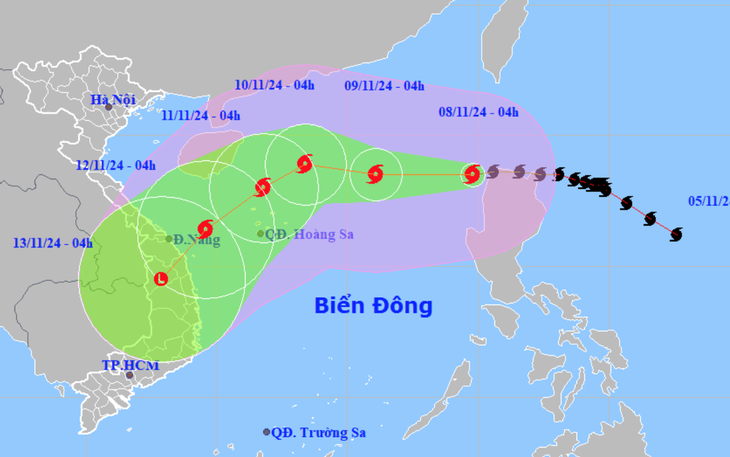 Bão số 7 ảnh hưởng sao tới thời tiết TP.HCM, Nam Bộ? - Ảnh 2.