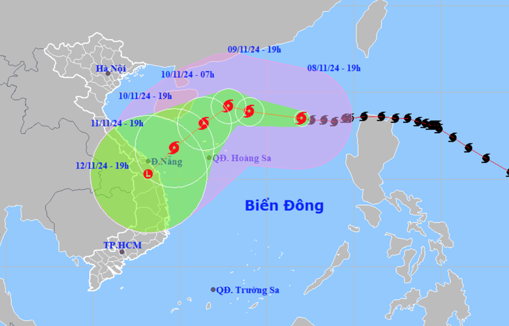 Bão số 7 tác động như thế nào đến đất liền Việt Nam? - Ảnh 1.