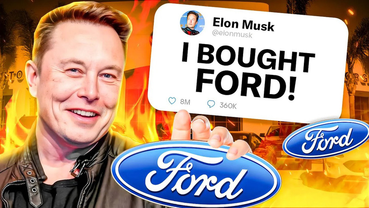 Sự thật về tin đồn tỉ phú Elon Musk mua lại Ford - Ảnh 1.