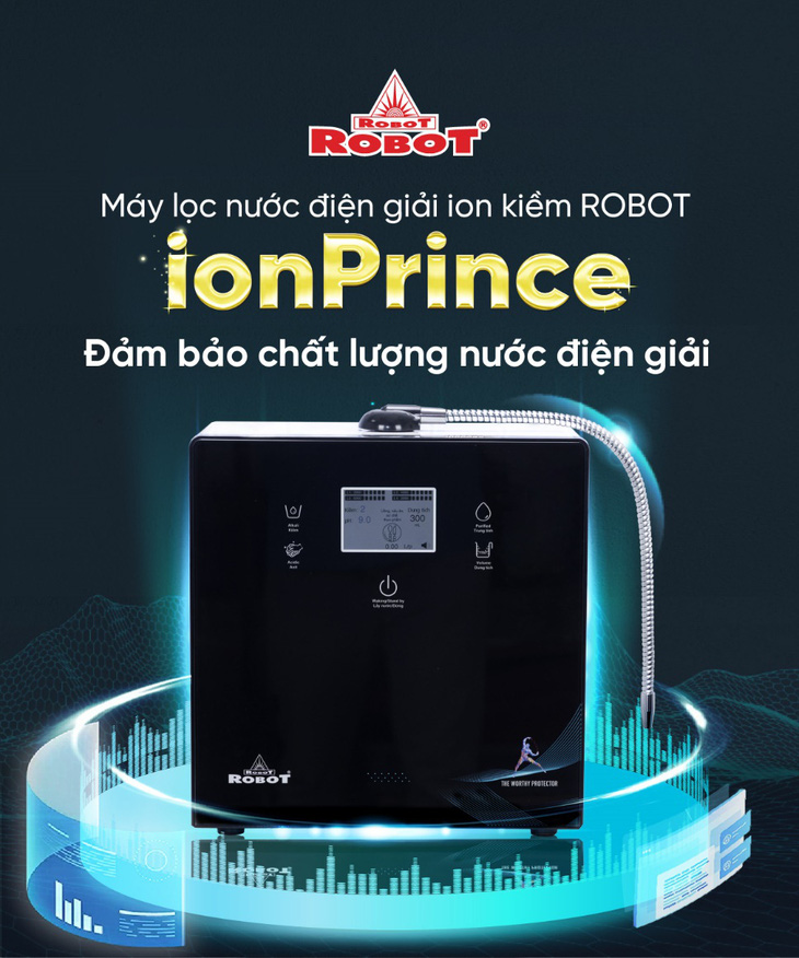 Máy lọc nước điện giải ROBOT ionPrince: Giải pháp cung cấp nước điện giải cho gia đình - Ảnh 1.