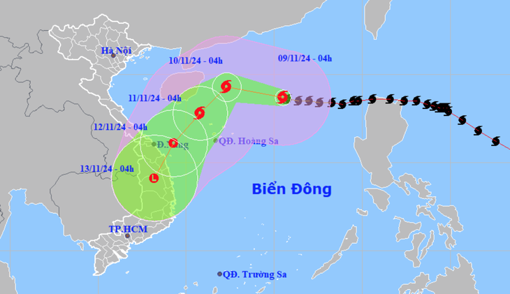 Bão số 7 chưa qua, ngoài khơi Philippines hình thành áp thấp nhiệt đới - Ảnh 1.