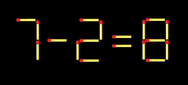 Thử tài IQ: Di chuyển một que diêm để 7-1=1 thành phép tính đúng - Ảnh 3.