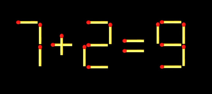 Thử tài IQ: Di chuyển một que diêm để 7-1=1 thành phép tính đúng - Ảnh 1.