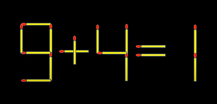 Thử tài IQ: Di chuyển một que diêm để 9+6=5 thành phép tính đúng - Ảnh 3.