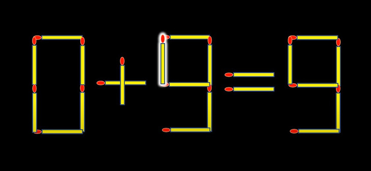 Thử tài IQ: Di chuyển một que diêm để 9+6=5 thành phép tính đúng - Ảnh 1.