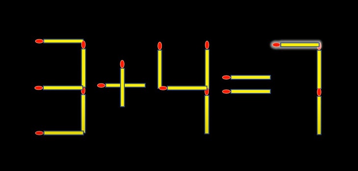 Thử tài IQ: Di chuyển một que diêm để 9+6=5 thành phép tính đúng - Ảnh 1.