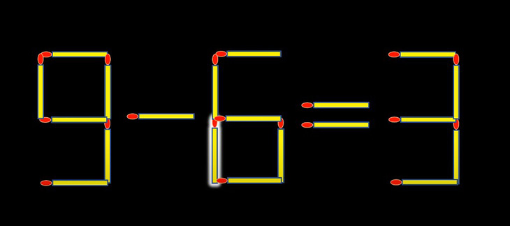 Thử tài IQ: Di chuyển một que diêm để 9-9=1 thành phép tính đúng - Ảnh 1.