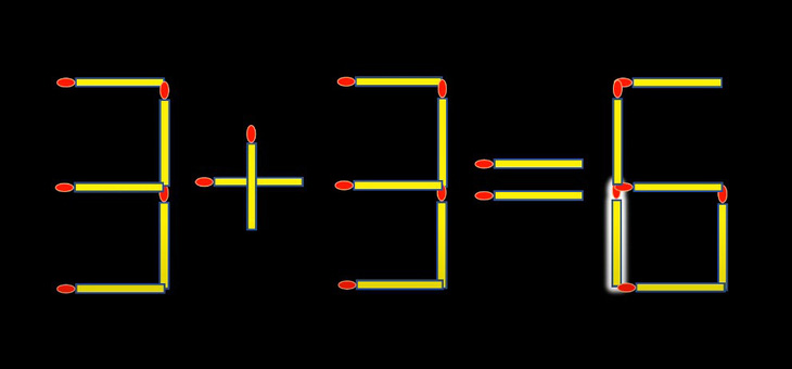 Thử tài IQ: Di chuyển một que diêm để 4+4=15 thành phép tính đúng - Ảnh 1.