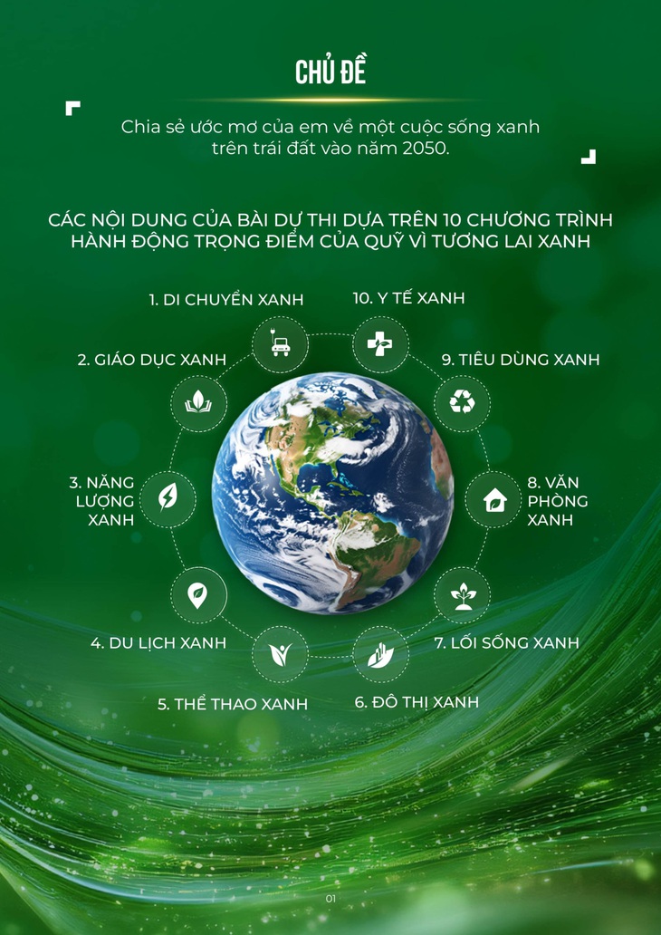 Phát động cuộc thi ‘Gửi tương lai xanh 2050’ - lan tỏa thông điệp xanh cho thế hệ tương lai - Ảnh 3.
