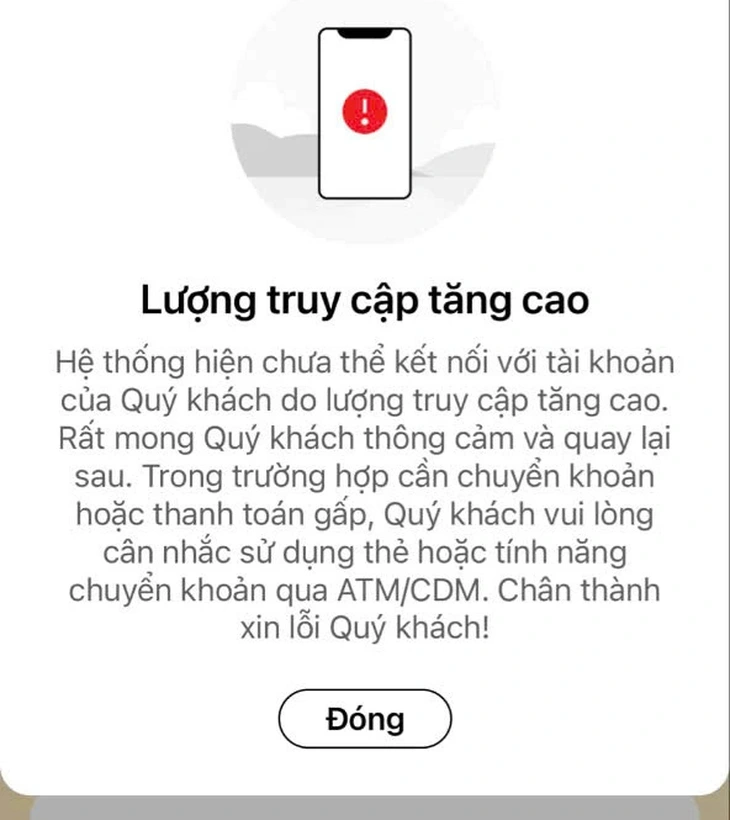 Khách hàng kêu trời vì app ngân hàng bị lỗi - Ảnh 6.