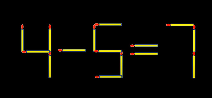 Thử tài IQ: Di chuyển một que diêm để 5-4=85 thành phép tính đúng - Ảnh 2.