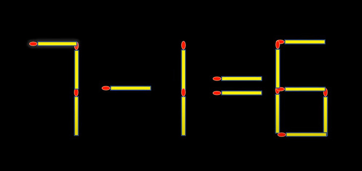 Thử tài IQ: Di chuyển một que diêm để 7+8=7 thành phép tính đúng - Ảnh 1.