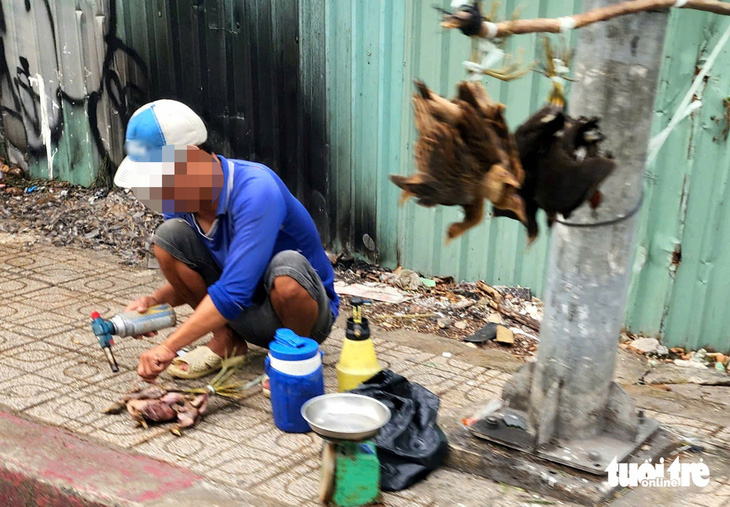 Xót xa chim trời bị xẻ thịt bán ngay vỉa hè; Tấm sắt bốc hơi, tạo lỗ hổng lớn giữa cầu - Ảnh 1.