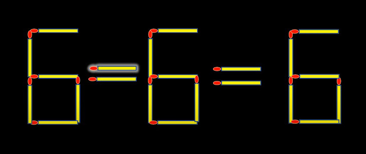Thử tài IQ: Di chuyển một que diêm để 6-6=8 thành phép tính đúng - Ảnh 1.