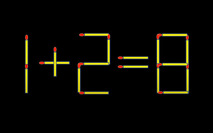 Thử tài IQ: Di chuyển một que diêm để 8+2=0 thành phép tính đúng - Ảnh 7.