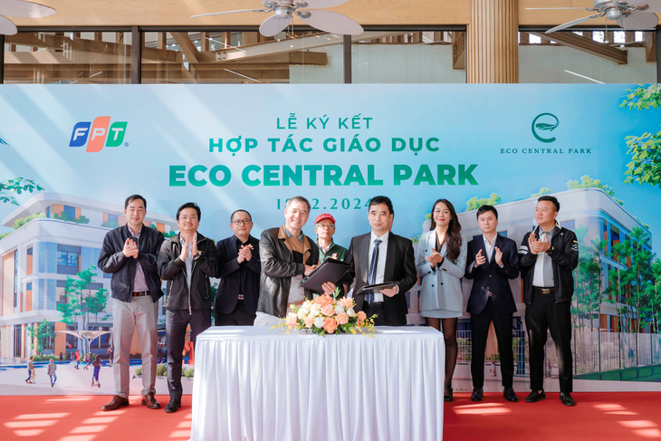 Ecopark hợp tác FPT kiến tạo tổ hợp giáo dục liên cấp tiên phong tại Nghệ An - Ảnh 1.