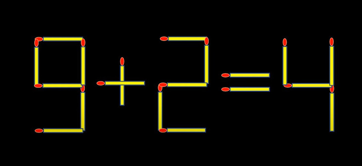 Thử tài IQ: Di chuyển một que diêm để 5+8=6 thành phép tính đúng - Ảnh 2.