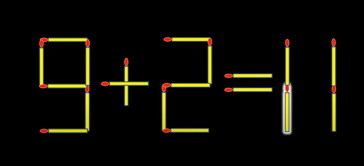 Thử tài IQ: Di chuyển một que diêm để 5+8=6 thành phép tính đúng - Ảnh 1.