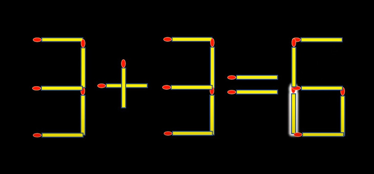 Thử tài IQ: Di chuyển một que diêm để 5+8=6 thành phép tính đúng - Ảnh 1.