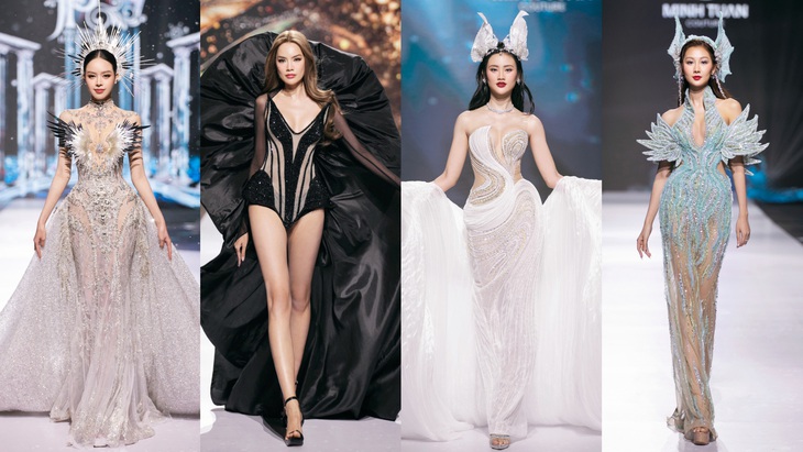 Hoa hậu Thanh Thủy， Lê Hoàng Phương， Ý Nhi， Quế Anh hội ngộ tại Vietnam Beauty Fashion Fest - Ảnh 1.