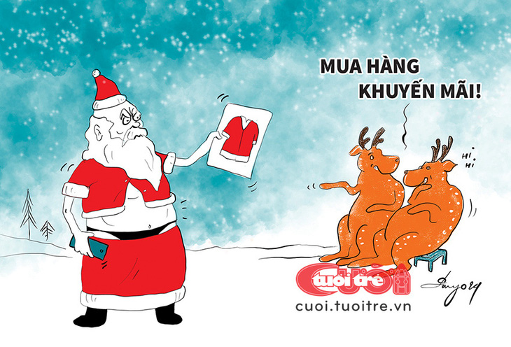 Ông già Noel gặp 'trục trặc' khi mua hàng online - Ảnh 1.