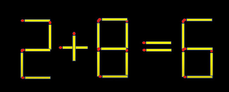 Thử tài IQ: Di chuyển một que diêm để 4-3=8 thành phép tính đúng - Ảnh 2.