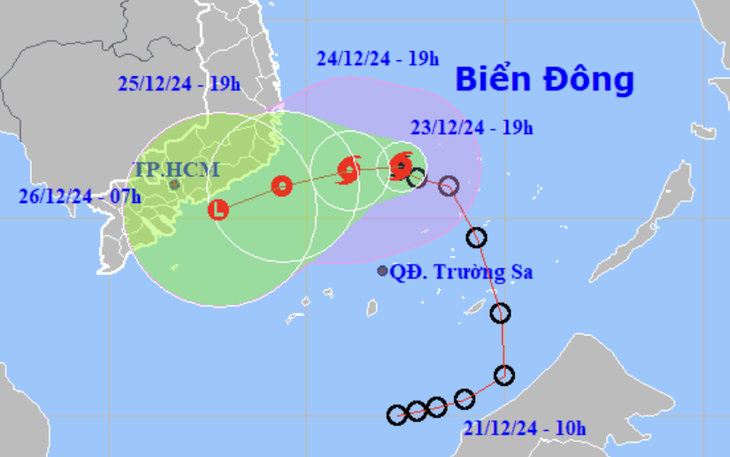 Bão số 10 có khả năng ảnh hưởng đến đất liền nước ta? - Ảnh 2.