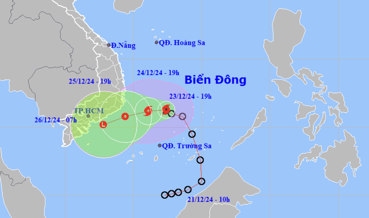 Bão số 10 có khả năng ảnh hưởng đến đất liền nước ta? - Ảnh 1.