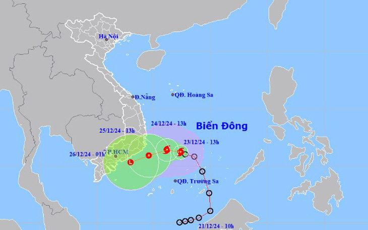 Bão số 10 có khả năng ảnh hưởng đến đất liền nước ta? - Ảnh 2.