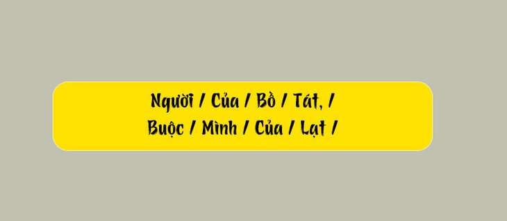 Thử tài tiếng Việt: Sắp xếp các từ sau thành câu có nghĩa (P163) - Ảnh 1.