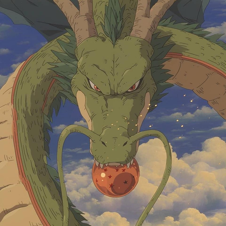 Khi dàn diễn viên Dragon Ball hóa thân theo phong cách Ghibli  - Ảnh 15.