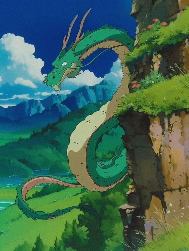 Khi dàn diễn viên Dragon Ball hóa thân theo phong cách Ghibli  - Ảnh 16.