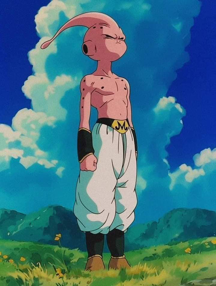 Khi dàn diễn viên Dragon Ball hóa thân theo phong cách Ghibli - Ảnh 10.