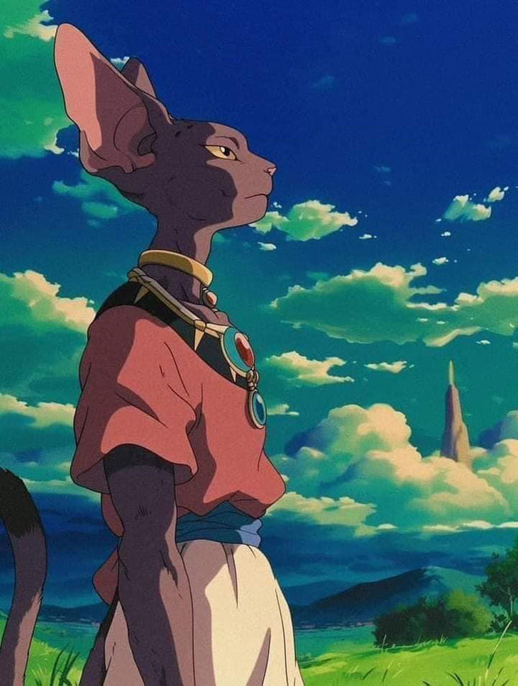 Khi dàn diễn viên Dragon Ball hóa thân theo phong cách Ghibli  - Ảnh 10.