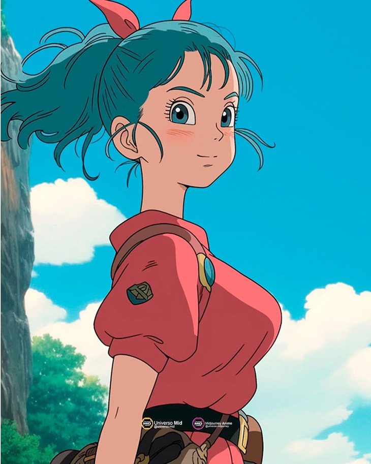 Khi dàn diễn viên Dragon Ball hóa thân theo phong cách Ghibli - Ảnh 5.