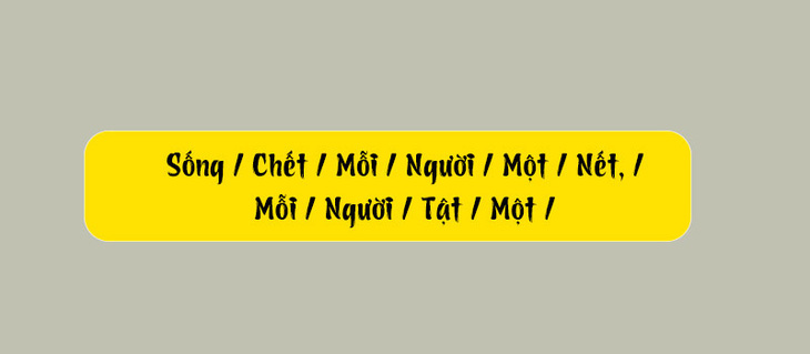 Thử tài tiếng Việt: Sắp xếp các từ sau thành câu có nghĩa (P164) - Ảnh 2.