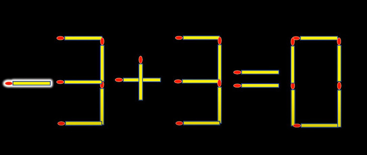 Thử tài IQ: Di chuyển một que diêm để 3+3=8 thành phép tính đúng - Ảnh 1.