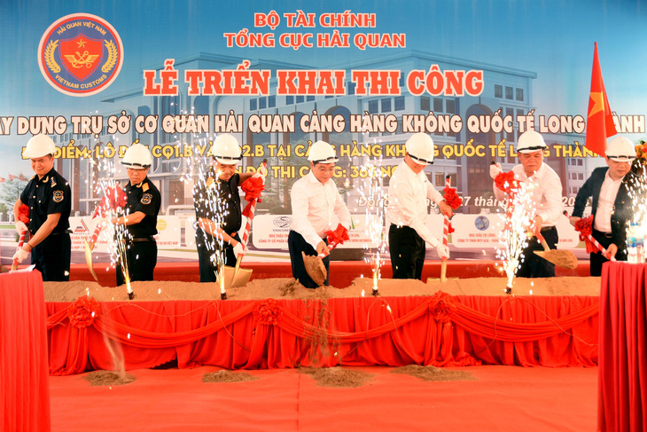 Khởi công trụ sở hải quan trong sân bay Long Thành - Ảnh 1.