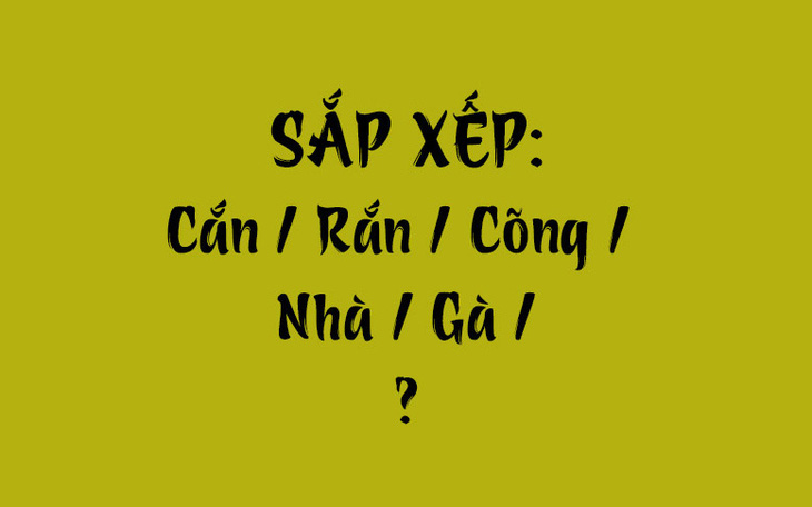 Thử tài tiếng Việt: Sắp xếp các từ sau thành câu có nghĩa (P165) - Ảnh 5.