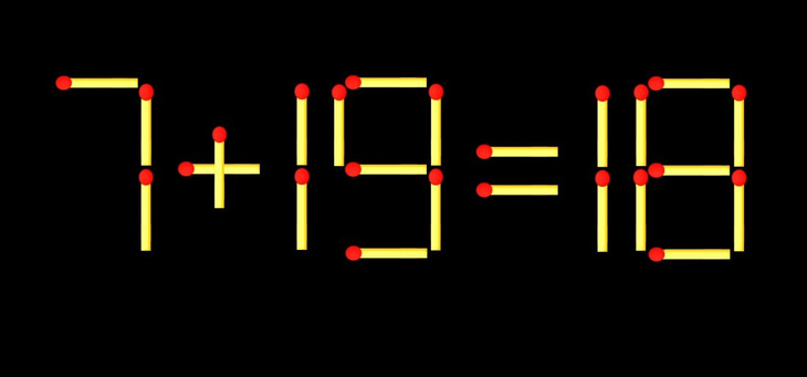 Thử tài IQ: Di chuyển một que diêm để 17+3=3 thành phép tính đúng - Ảnh 3.