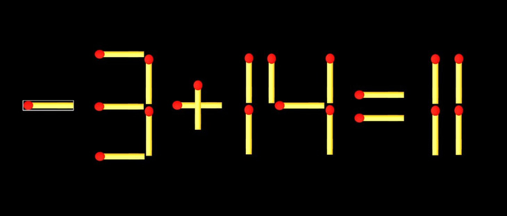 Thử tài IQ: Di chuyển một que diêm để 17+3=3 thành phép tính đúng - Ảnh 1.